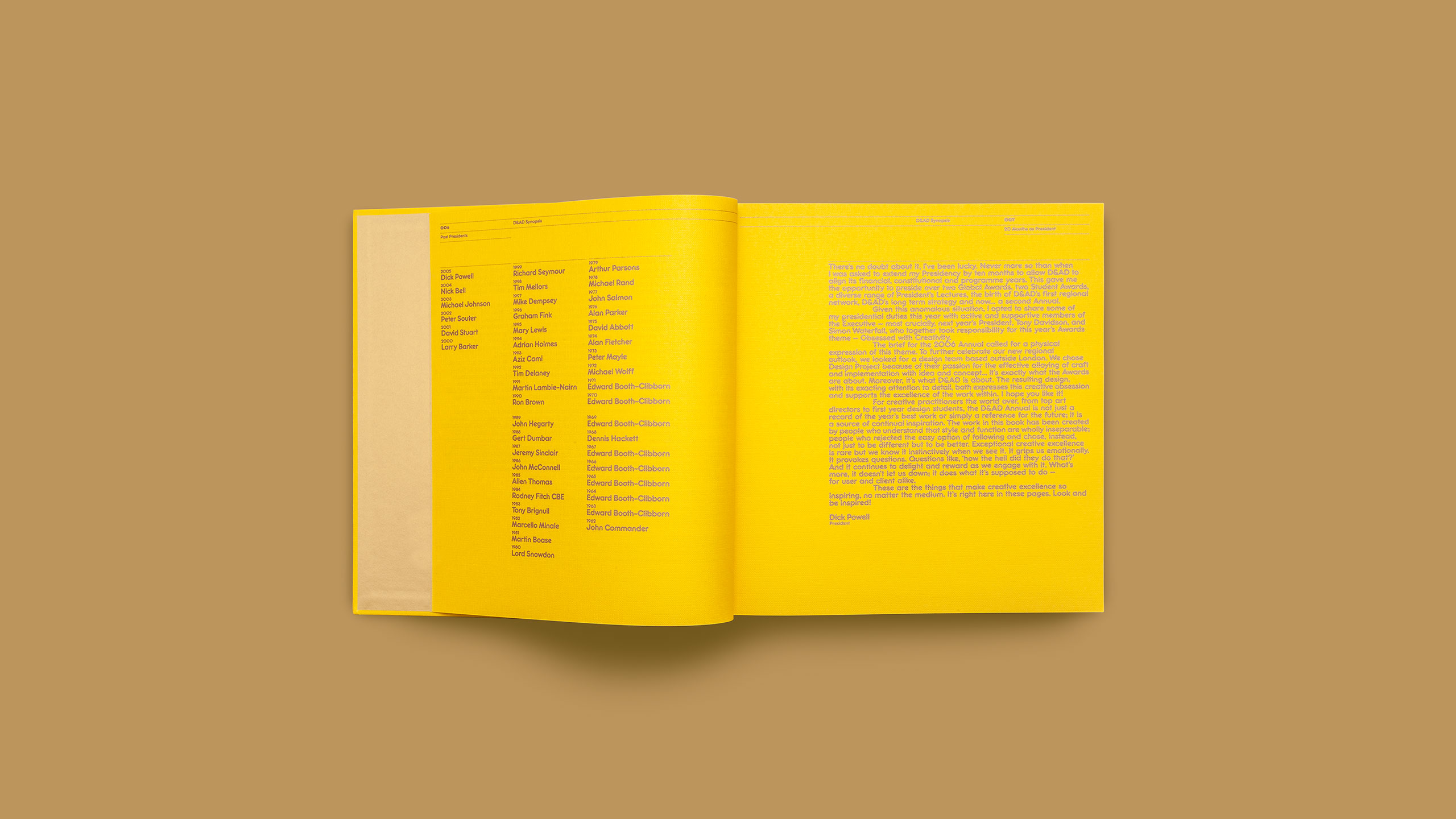 D and AD DandAD D&AD Design Awards Art Direction Publication Book Monograph Guide Campaign Branding Design Award Winning Global Awards Commercial Publishing Leeds Agency DESIGN PROJECT 2