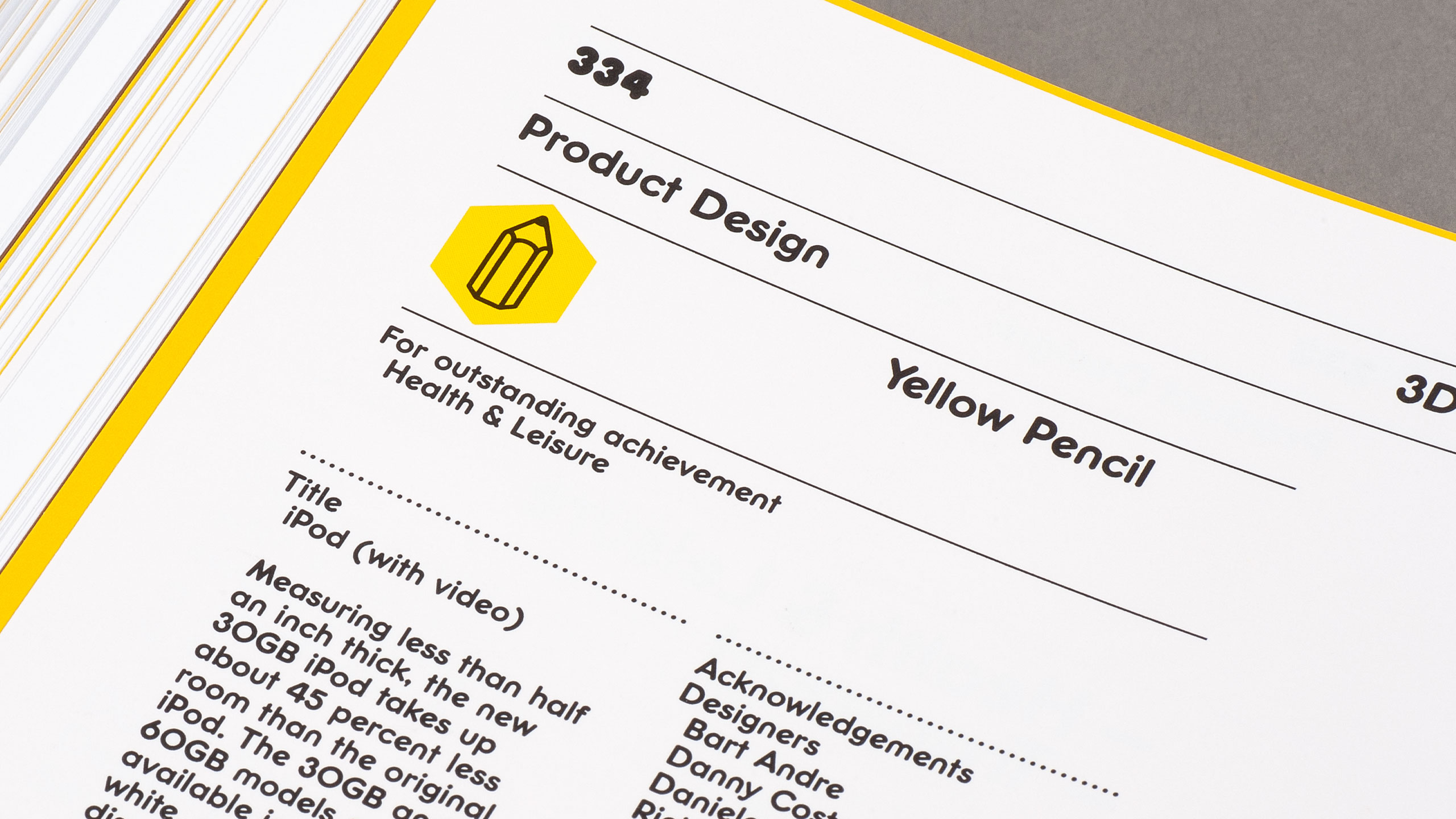 D and AD DandAD D&AD Design Awards Art Direction Publication Book Monograph Guide Campaign Branding Design Award Winning Global Awards Commercial Publishing Leeds Agency DESIGN PROJECT 9