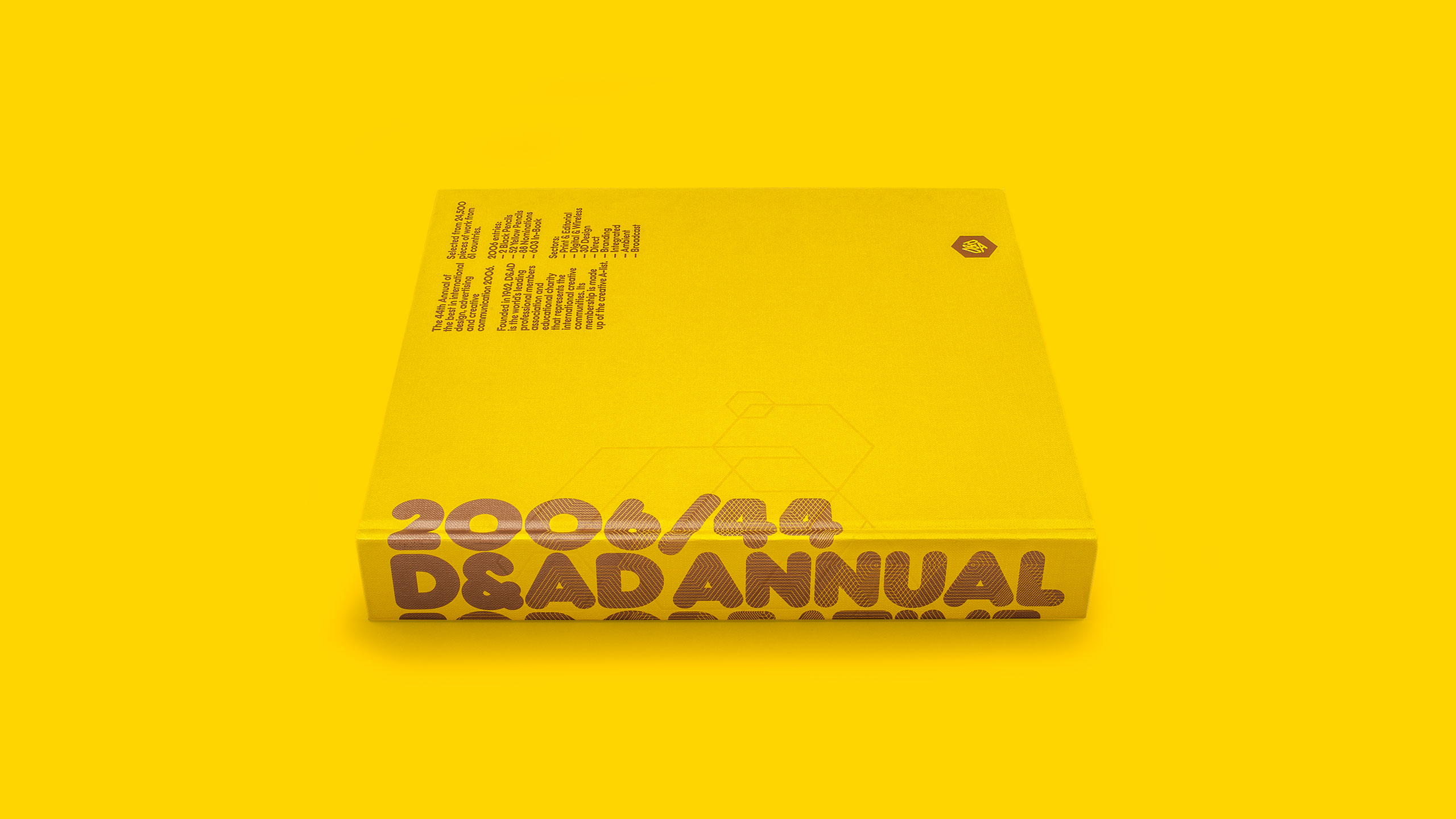 D and AD DandAD D&AD Design Awards Art Direction Publication Book Monograph Guide Campaign Branding Design Award Winning Global Awards Commercial Publishing Leeds Agency DESIGN PROJECT