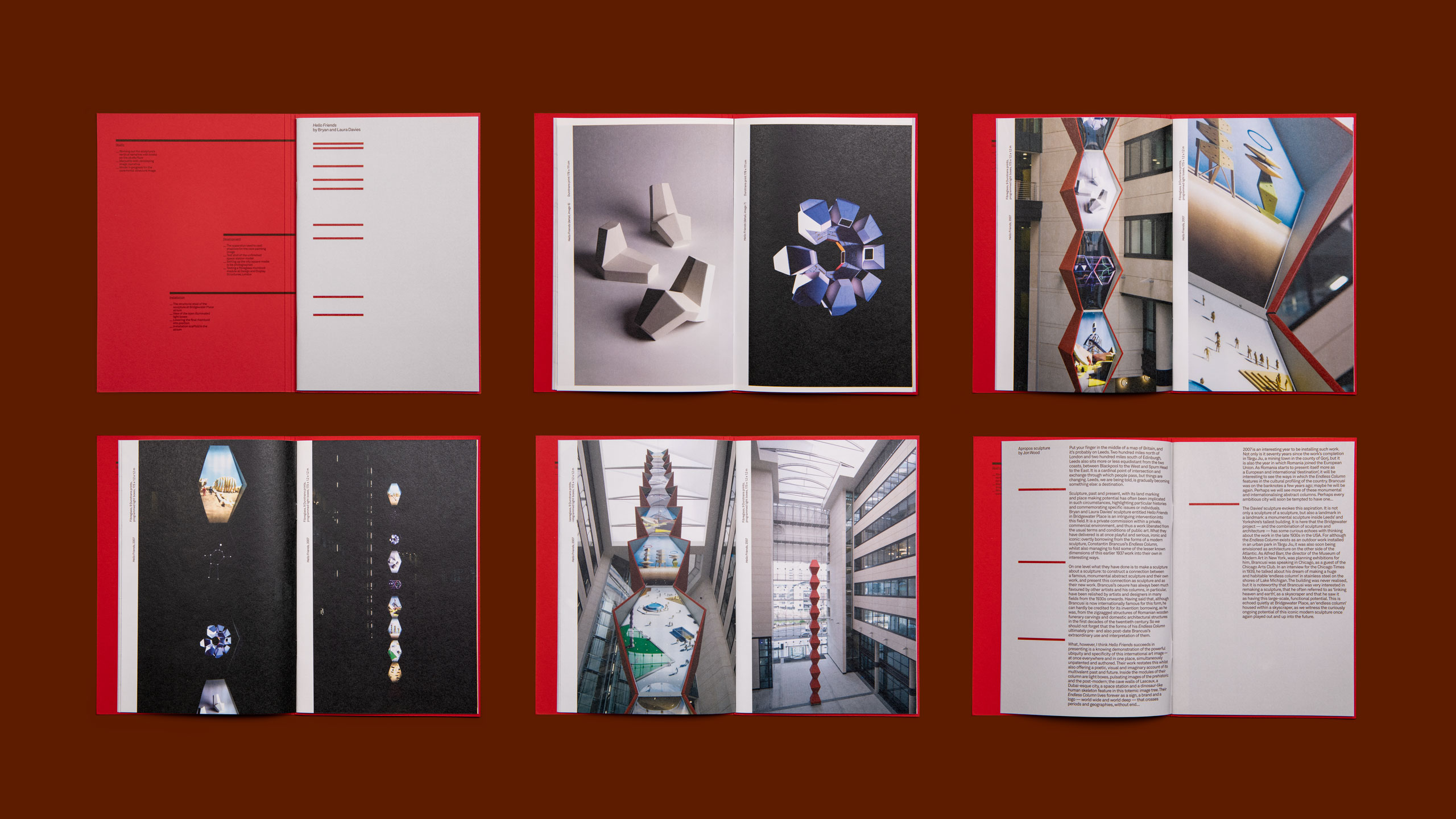 Art Monograph Arts And Culture Campaign Publication Book Brochure Guide Publishing Gallery Brand Sculpture Custom Typography Leeds Yorkshire Branding Agency DESIGN PROJECT