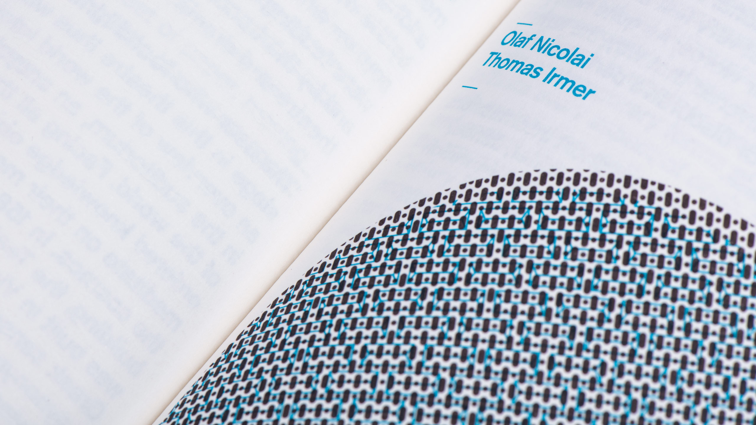 Overprinting security graphics using fluorescent ink printing - book design by Design Project