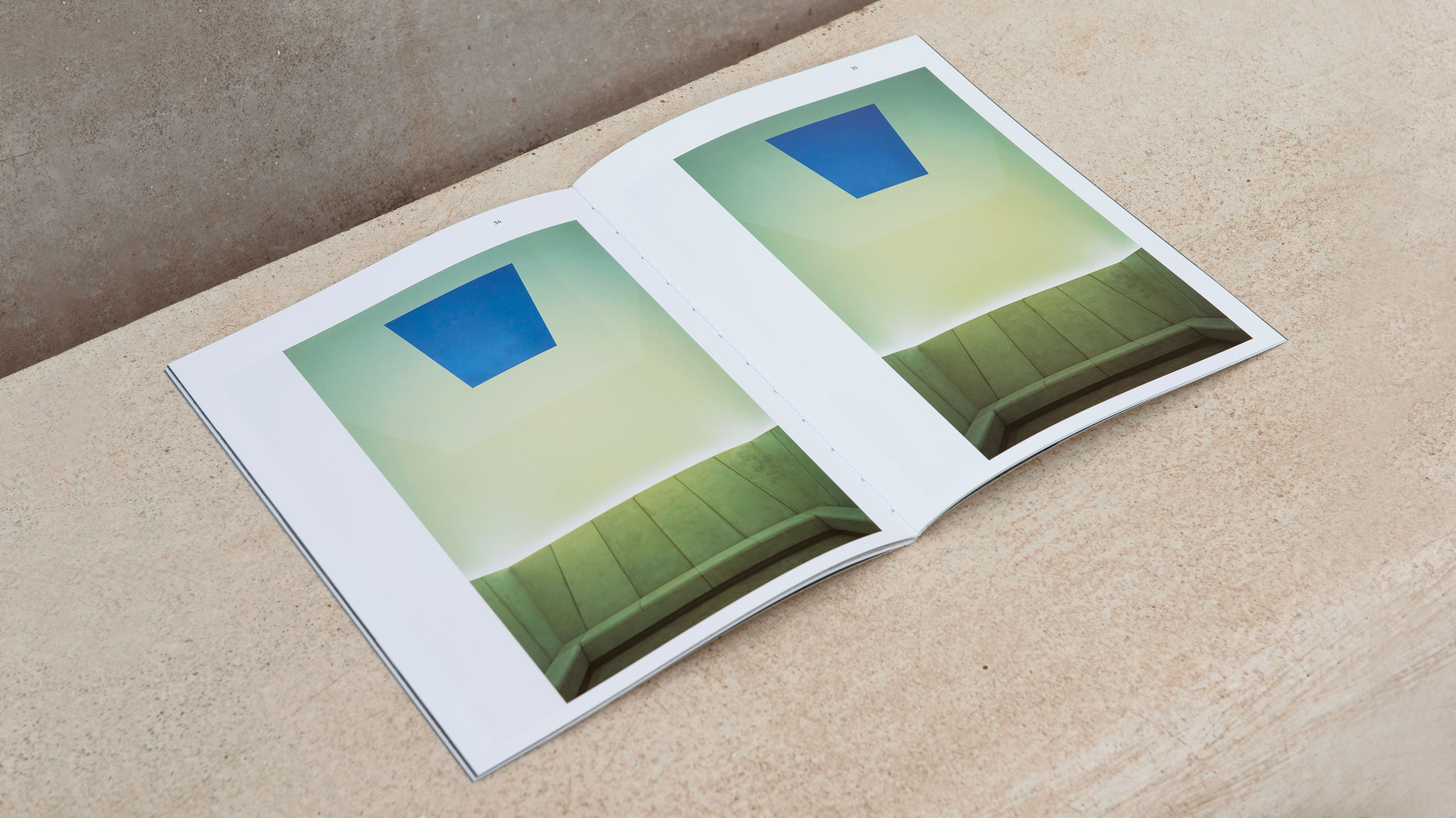 Art Publication Book Monograph Brochure Guide Branding Design James Turrell YSP Yorkshire Sculpture Park Artist Sculptor Art Sculpture Commercial Publishing Gallery Photography Jonty Wilde Leeds Agency DESIGN PROJECT 2