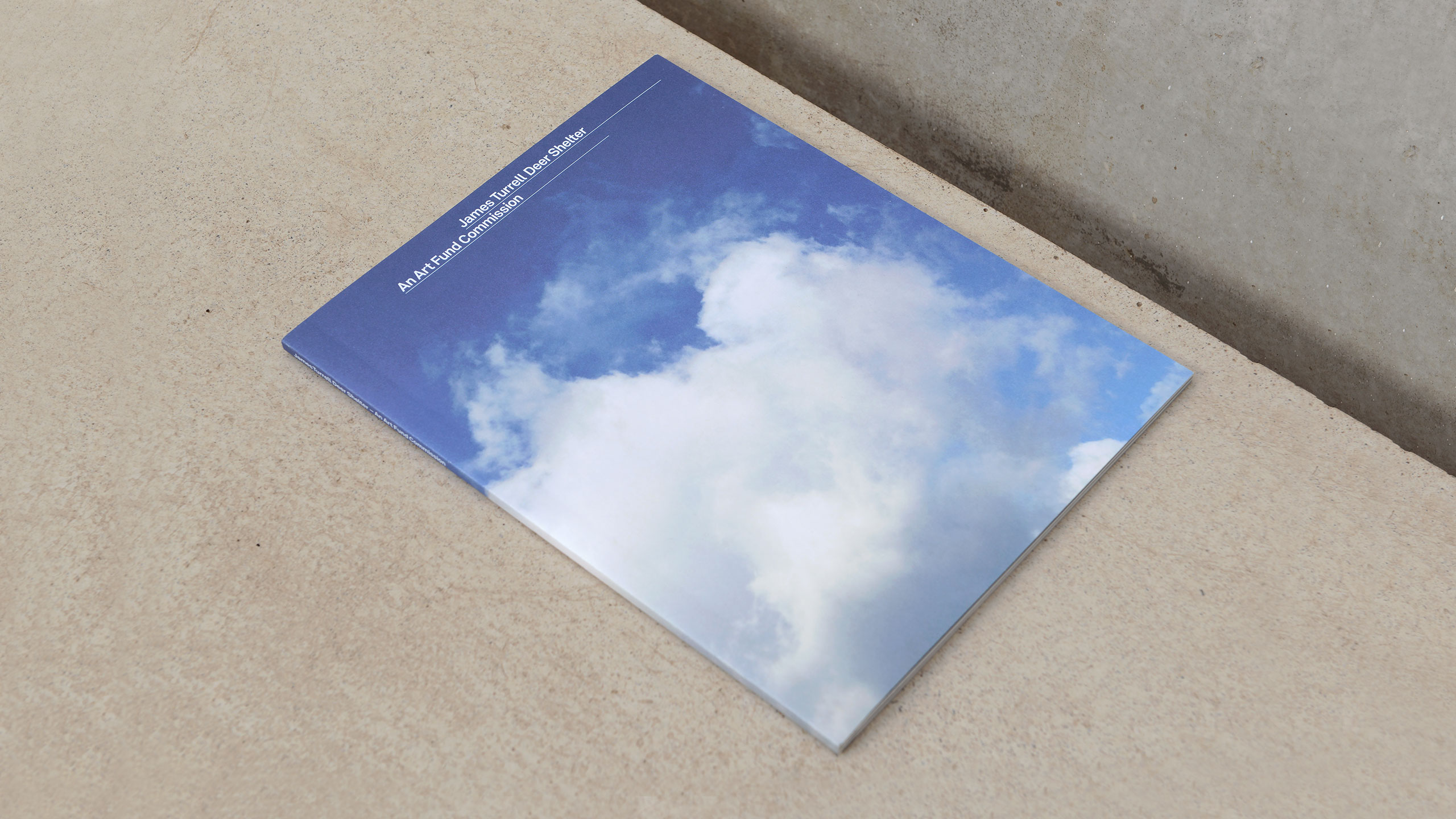 Art Publication Book Monograph Brochure Guide Branding Design James Turrell YSP Yorkshire Sculpture Park Artist Sculptor Art Sculpture Commercial Publishing Gallery Photography Jonty Wilde Leeds Agency DESIGN PROJECT