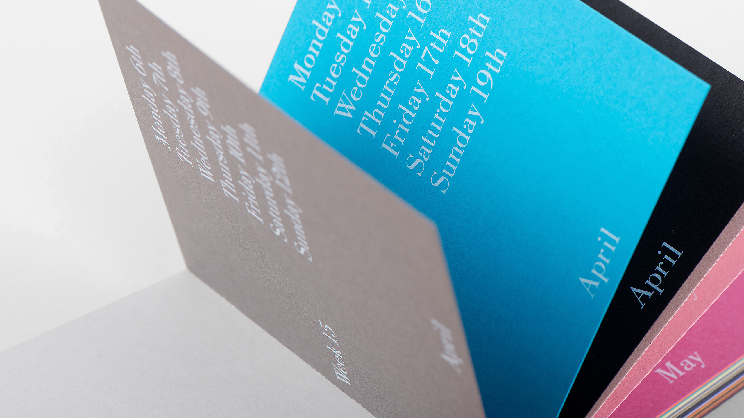 Design Project Calendar Branding Product Identity Paper Engineering Printed Desk Digital Luxury Stationery 2