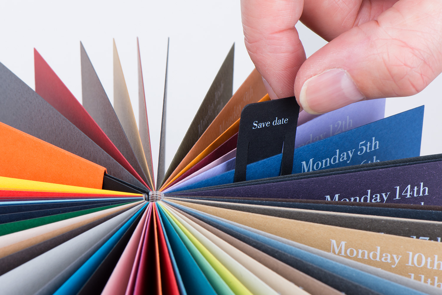 Promotional Desk Calendar Product Brand Corporate Creative Commercial Perpetual Designer Unusual Unique Luxury Format Date Marker Calendar Branding Agency Leeds DESIGN PROJECT 4