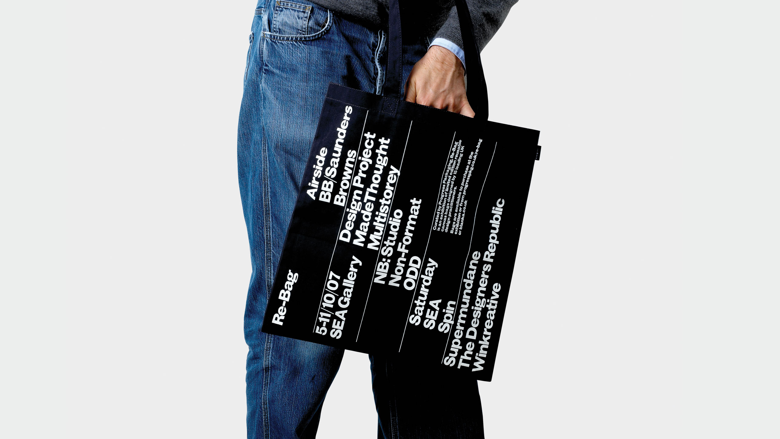 Design Project Exhibition Branding Event Identity Branded Tote Bag Environmental Eco Friendly Reusable Promotional Bag