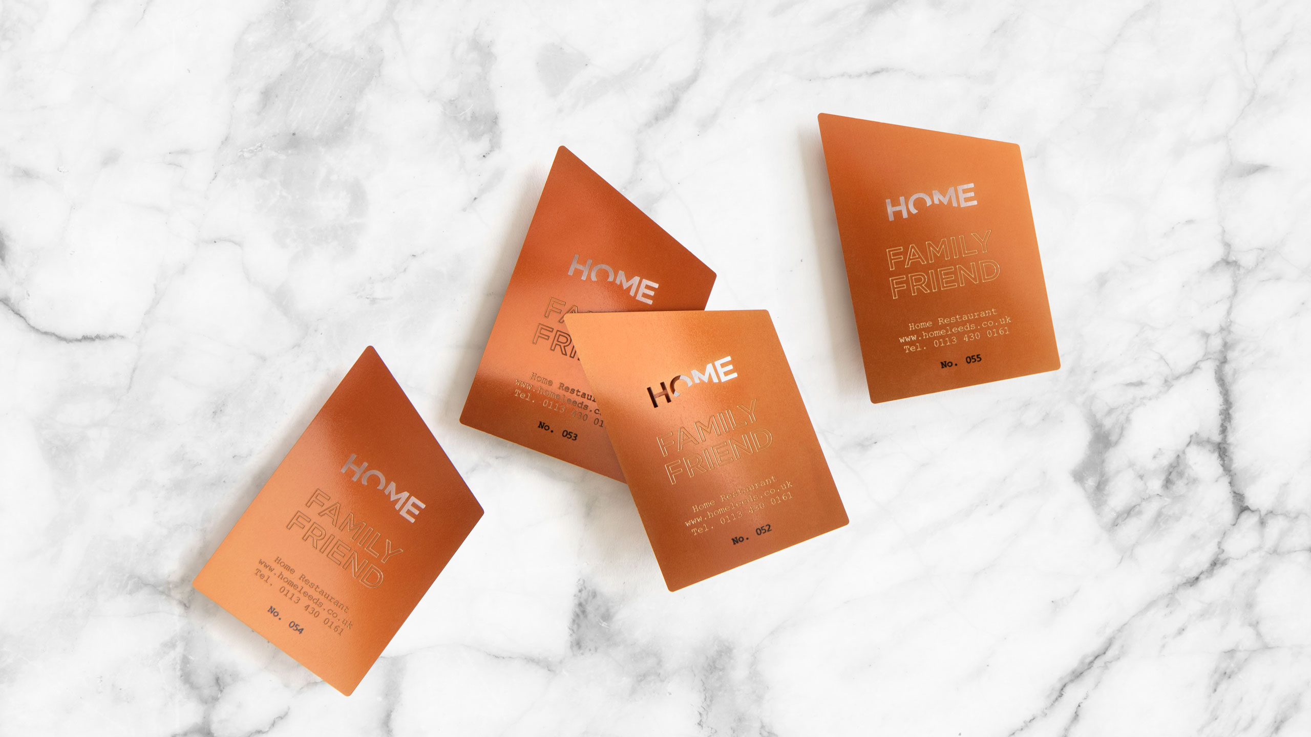 Fine Dining Restaurant Brand Identity Celebrity MasterChef Signage luxury Premium Bespoke Numbered Membership Card Pack Metal Etched Leeds Branding Agency Creative Studio DESIGN PROJECT