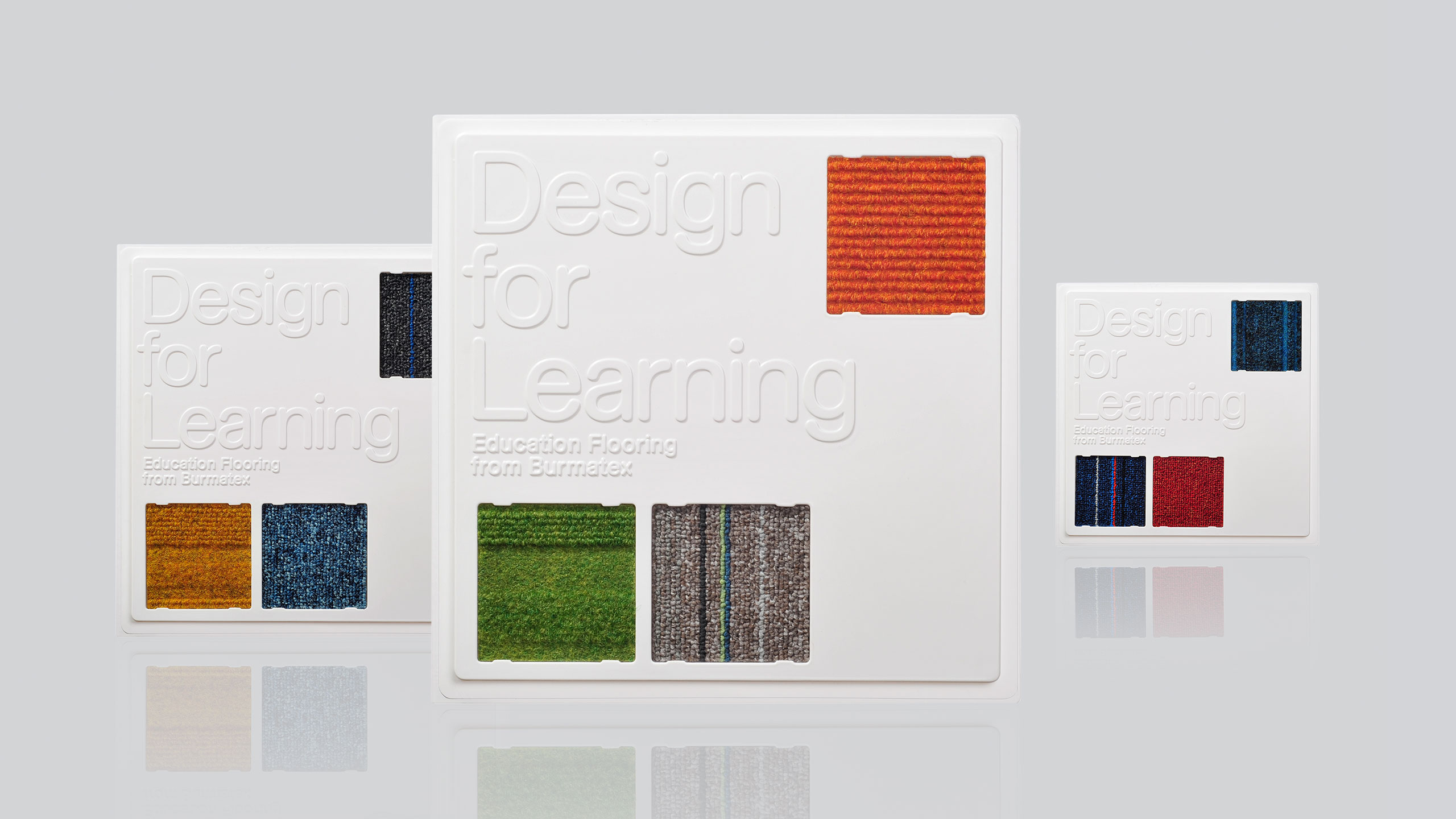 Promotional Brochure Sales Literature Colour Material Selector Master Swatch Specification Collection Color Range Chip Chart Guide Library Luxury Premium Flooring Carpet Tile Interior Wallpaper Paint Paper Manufacturers International Inspiring Leeds Branding Consultancy Agency DESIGN PROJECT