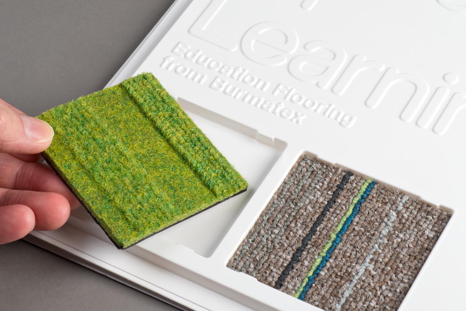 Promotional Brochure Sales Literature Colour Material Selector Master Swatch Specification Collection Color Range Chip Chart Guide Library Luxury Premium Flooring Carpet Tile Interior Wallpaper Paint Paper Manufacturers International Inspiring Leeds Branding Consultancy Agency DESIGN PROJECT 1