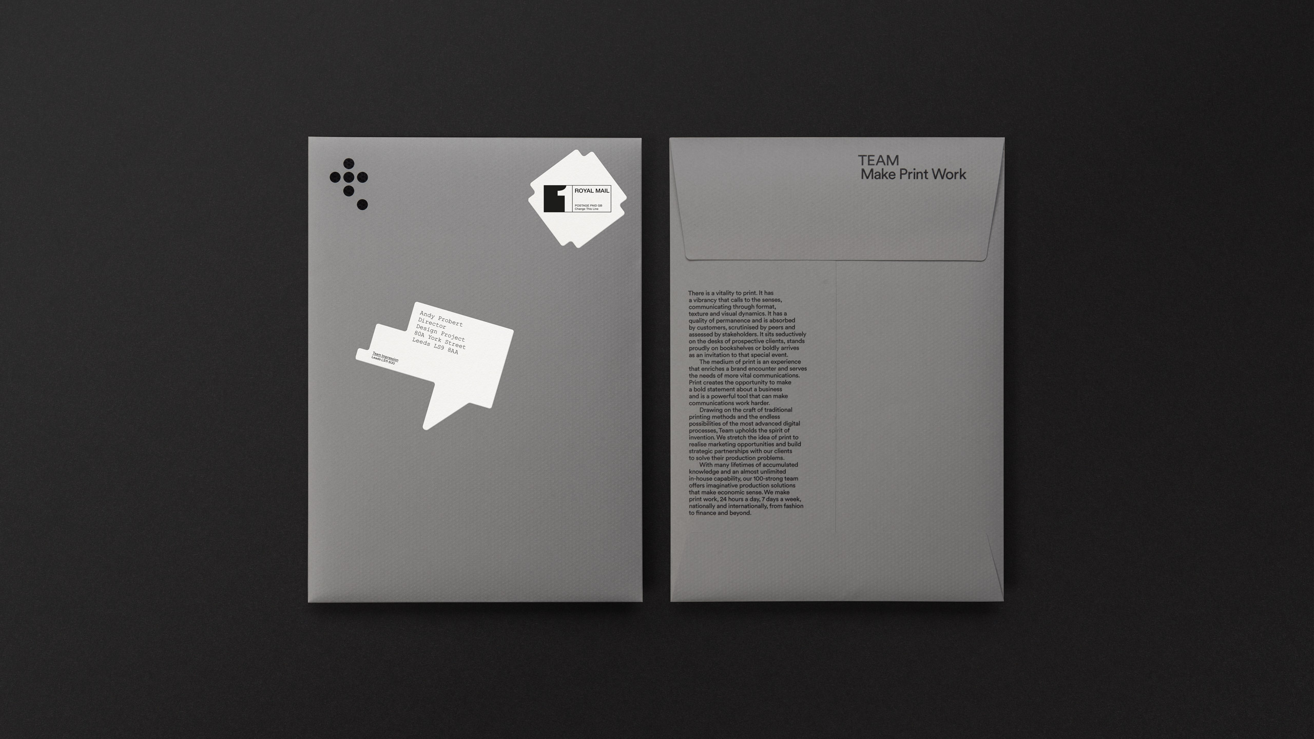 Direct Mail DM Campaign Data Driven Consumer B2B Brochure Sales Marketing Literature Communications Promotion Premium Digital Print Personalised Printed Envelope Leeds Branding Consultancy Agency DESIGN PROJECT 4