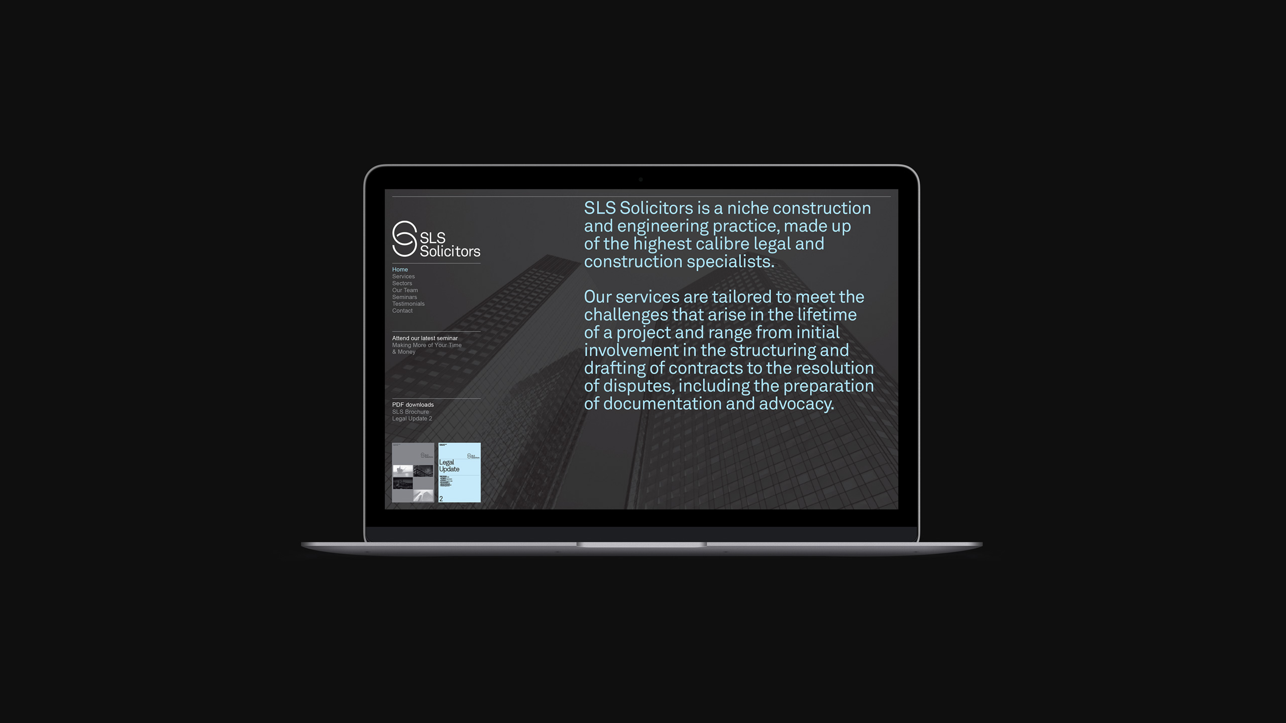 Website Custom CMS Programming Coding Corporate Promotional Marketing Campaign Digital Marketing Email Template Social Media Legal Practice Solicitors International Leeds Branding Agency DESIGN PROJECT