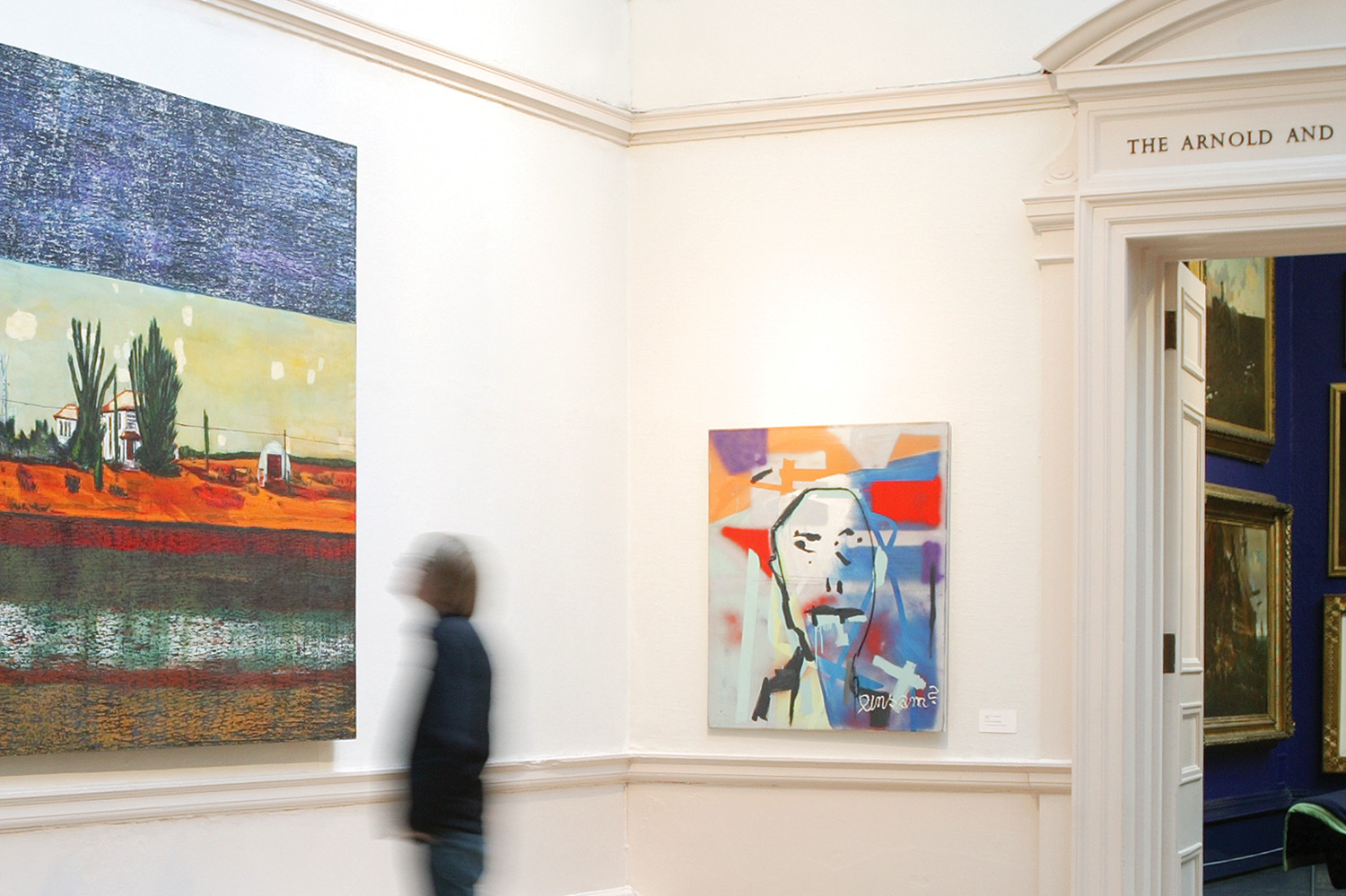 Art Exhibition Special Event Brand Branding Identity Logo Saatchi Gallery Contemporary Signage Orientation Wall Graphics Context Vinyl Custom Luxury Premium Promotional Comms Yorkshire Leeds Design Branding Agency Studio 1 DESIGN PROJECT