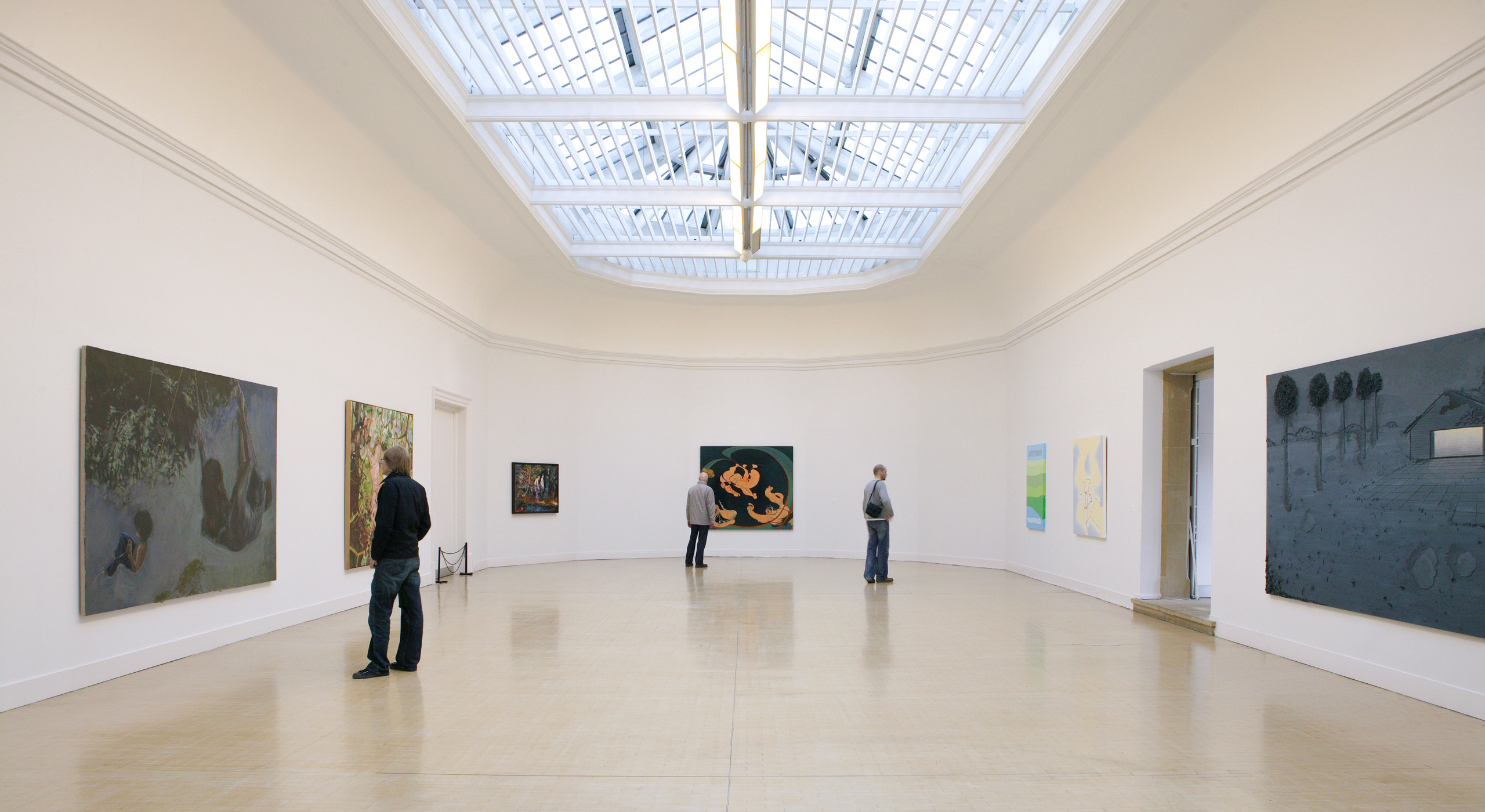 Art Exhibition Special Event Brand Branding Identity Logo Saatchi Gallery Contemporary Signage Orientation Wall Graphics Context Vinyl Custom Luxury Premium Promotional Comms Yorkshire Leeds Design Branding Agency Studio 2 DESIGN PROJECT