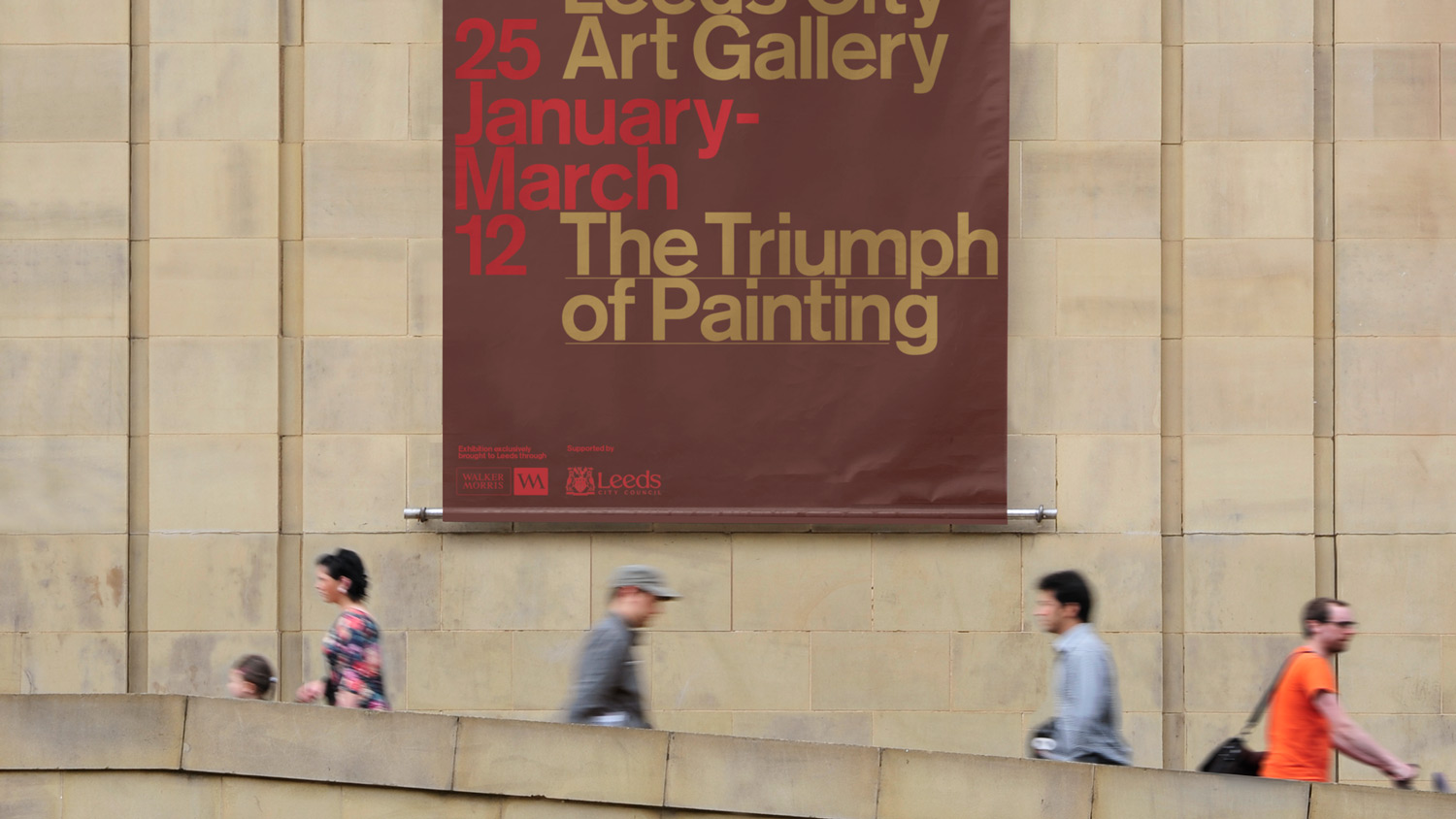 Art Exhibition Special Event Brand Branding Identity Logo Saatchi Gallery Contemporary Signage Banners Environmental Campaign Graphics Yorkshire Leeds Branding Agency Studio DESIGN PROJECT