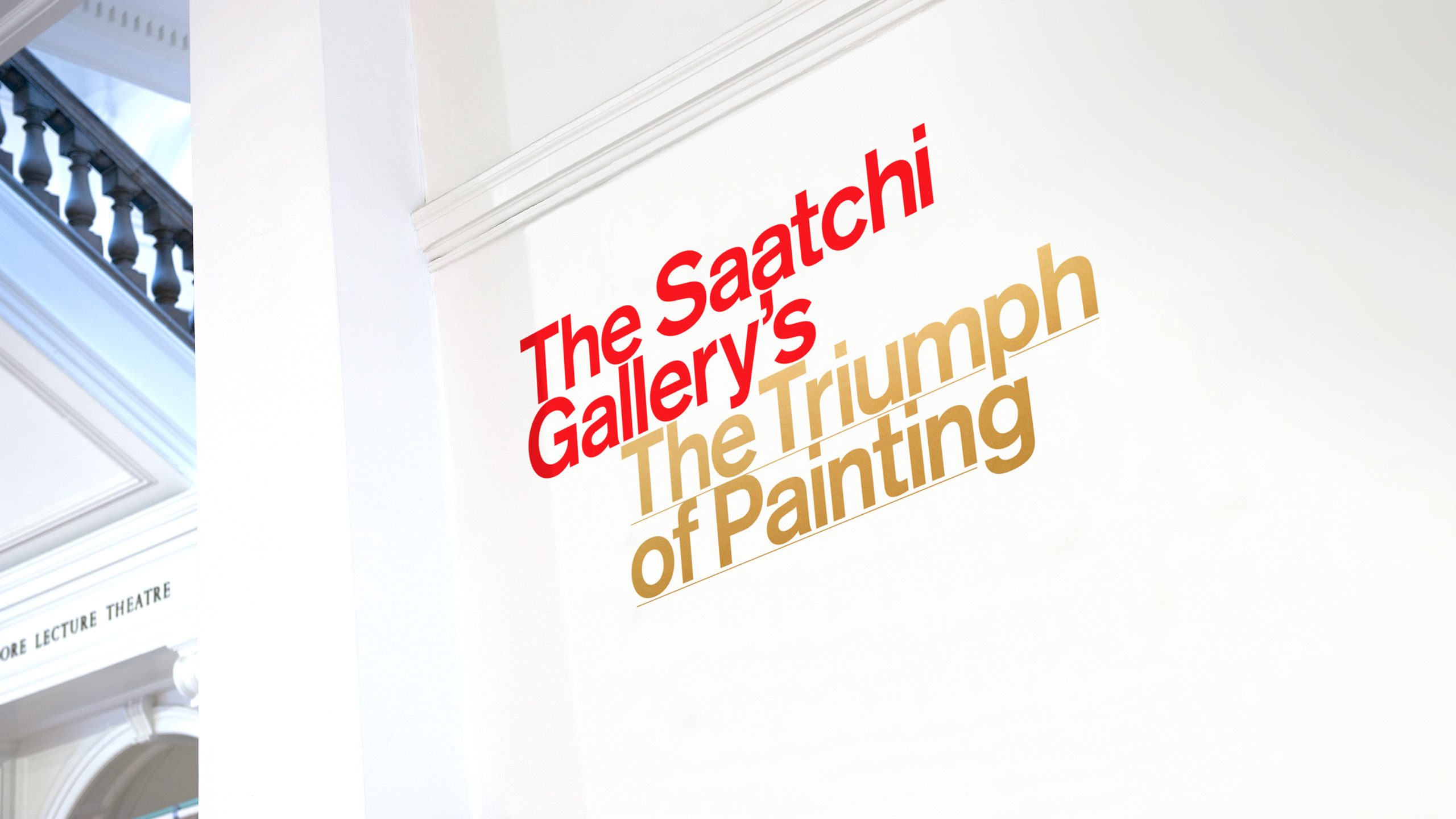 Design Project Gallery Art Branding Exhibition Identity Saatchi Gallery Leeds Art Gallery Contemporary Art Catalogue Poster 12