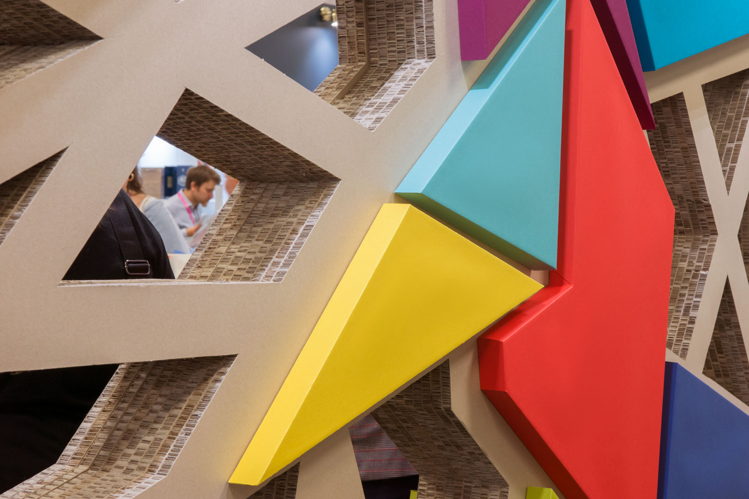 Exhibition Stand Trade Show Promotional Special Event Creative Recycled Environmental Sustainable Responsible Xanita Architectural Fine Paper Materials Specification Identity Brand Branding Logo Development Strategy Experiential Luxury Bespoke Character Antalis Yorkshire Leeds Branding Agency Studio 2 DESIGN PROJECT