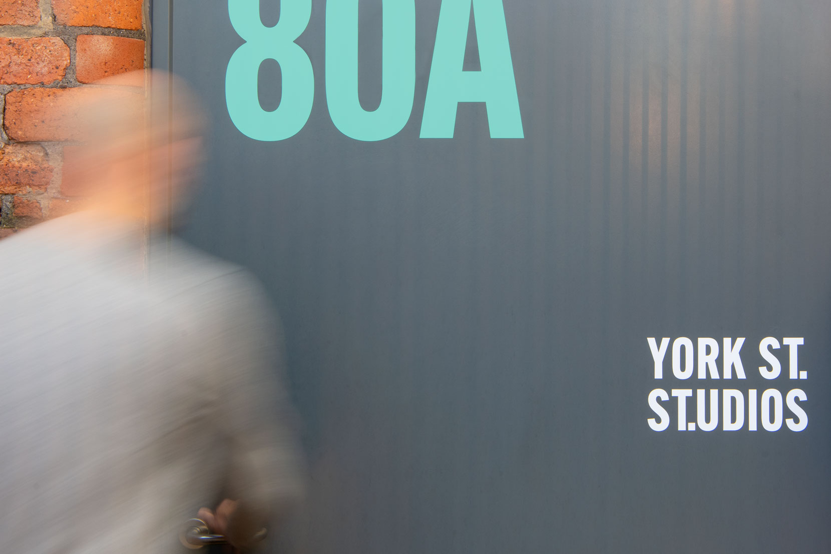 York Street Studios Signage Door Number