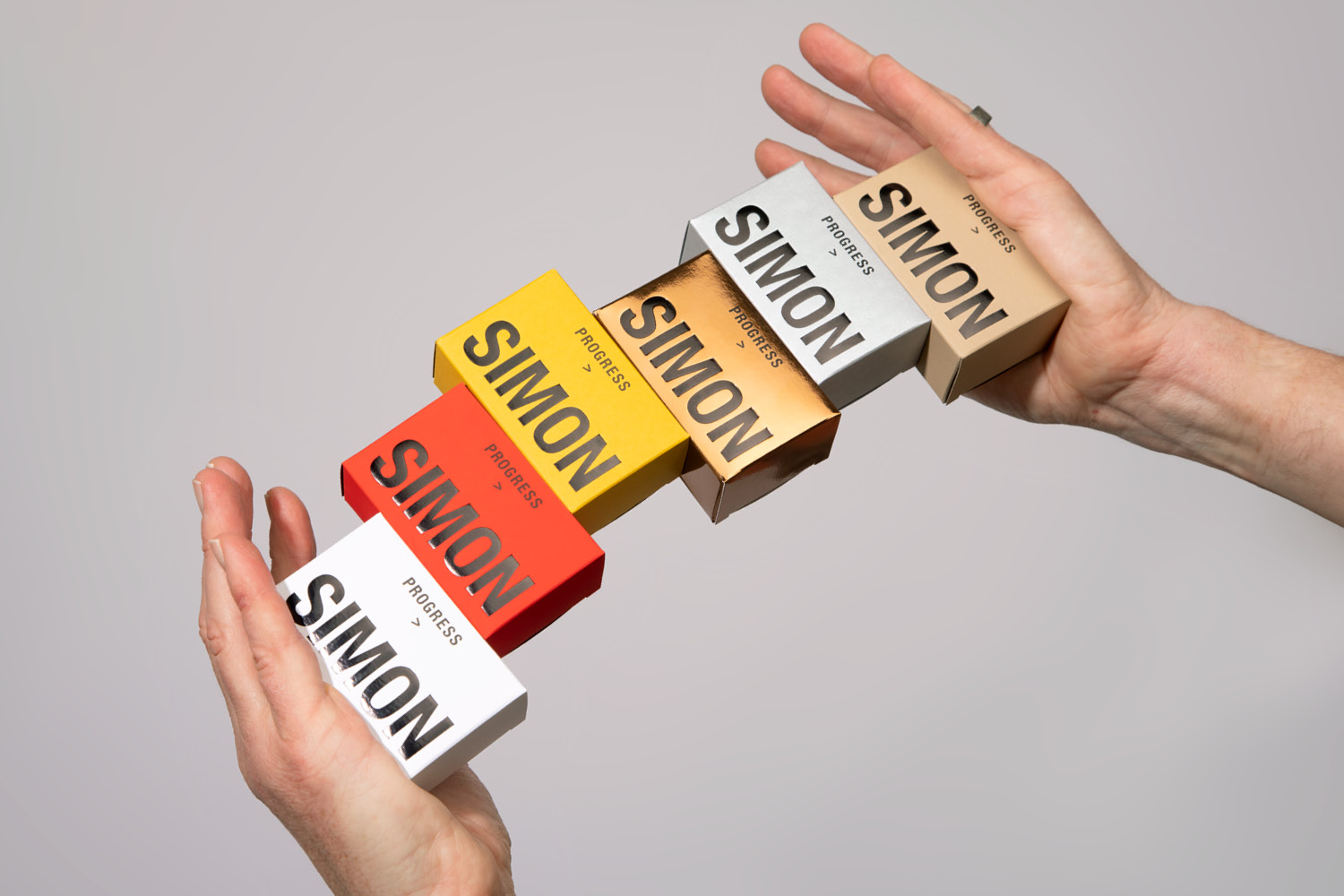 Branding and packaging design. Bespoke packaging range, Custom carton boxes, Branded packaging, Foiled boxes, Progress business cards.