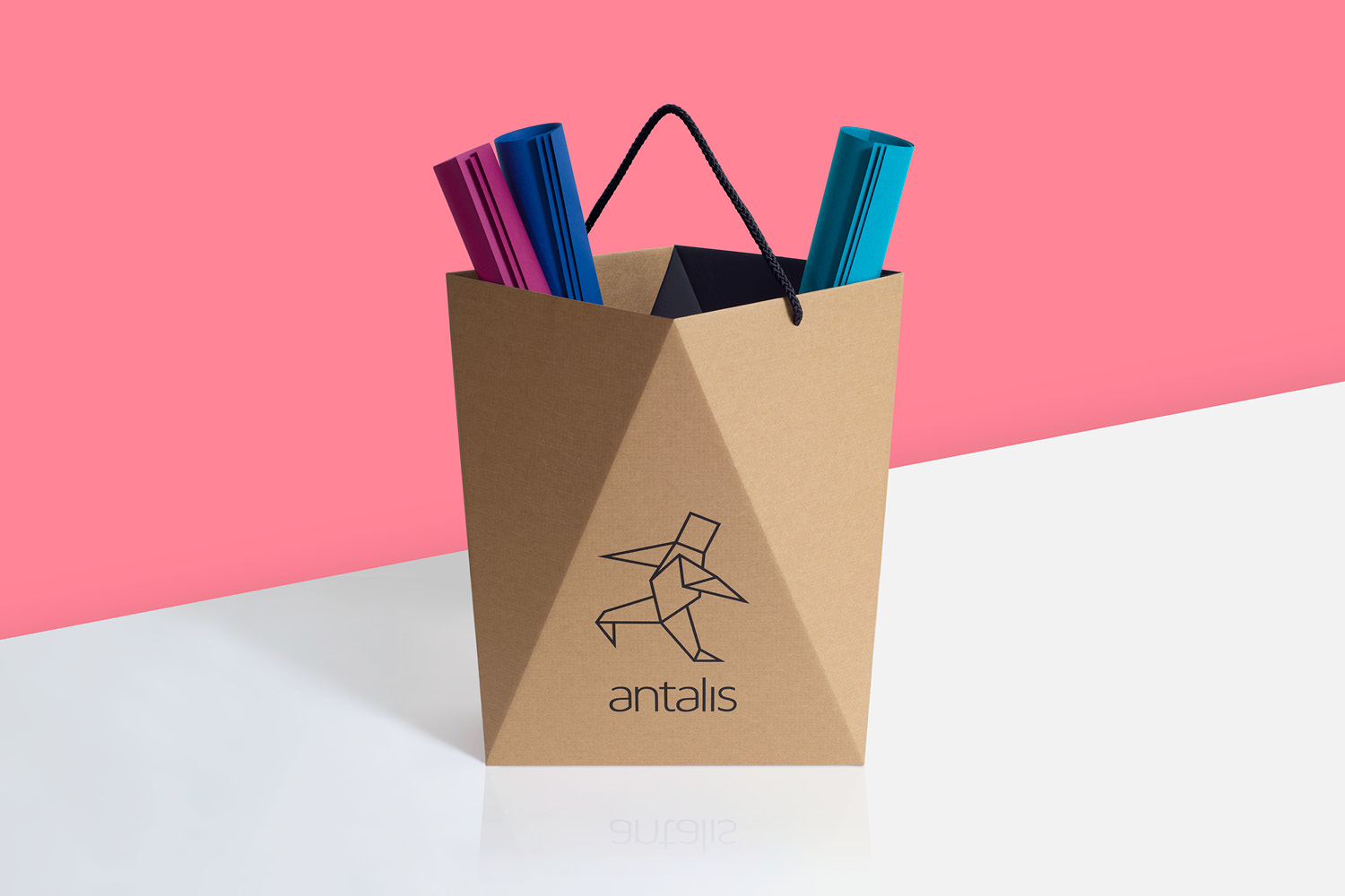 Packaging design, personalised carrier bag, branding identity, brand design, graphic design agency, Design Project