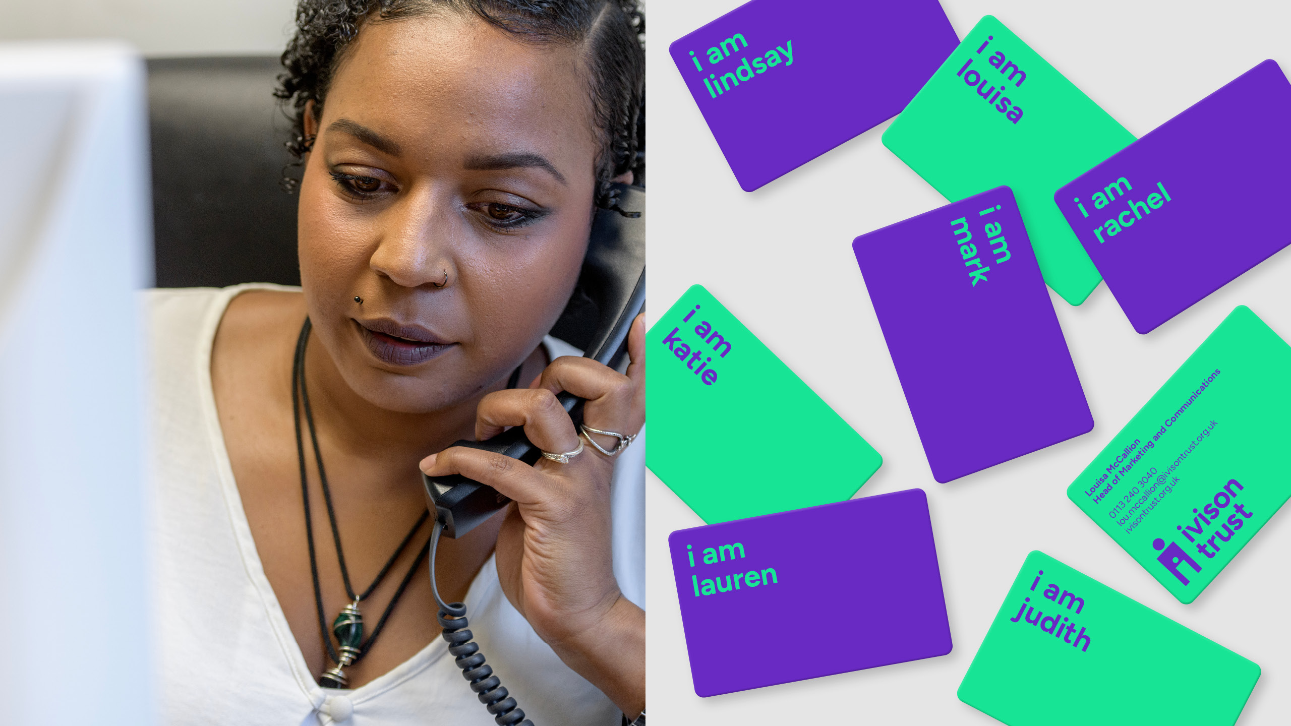 Branding agency, charity branding, custom business cards and marketing comms by Design Project