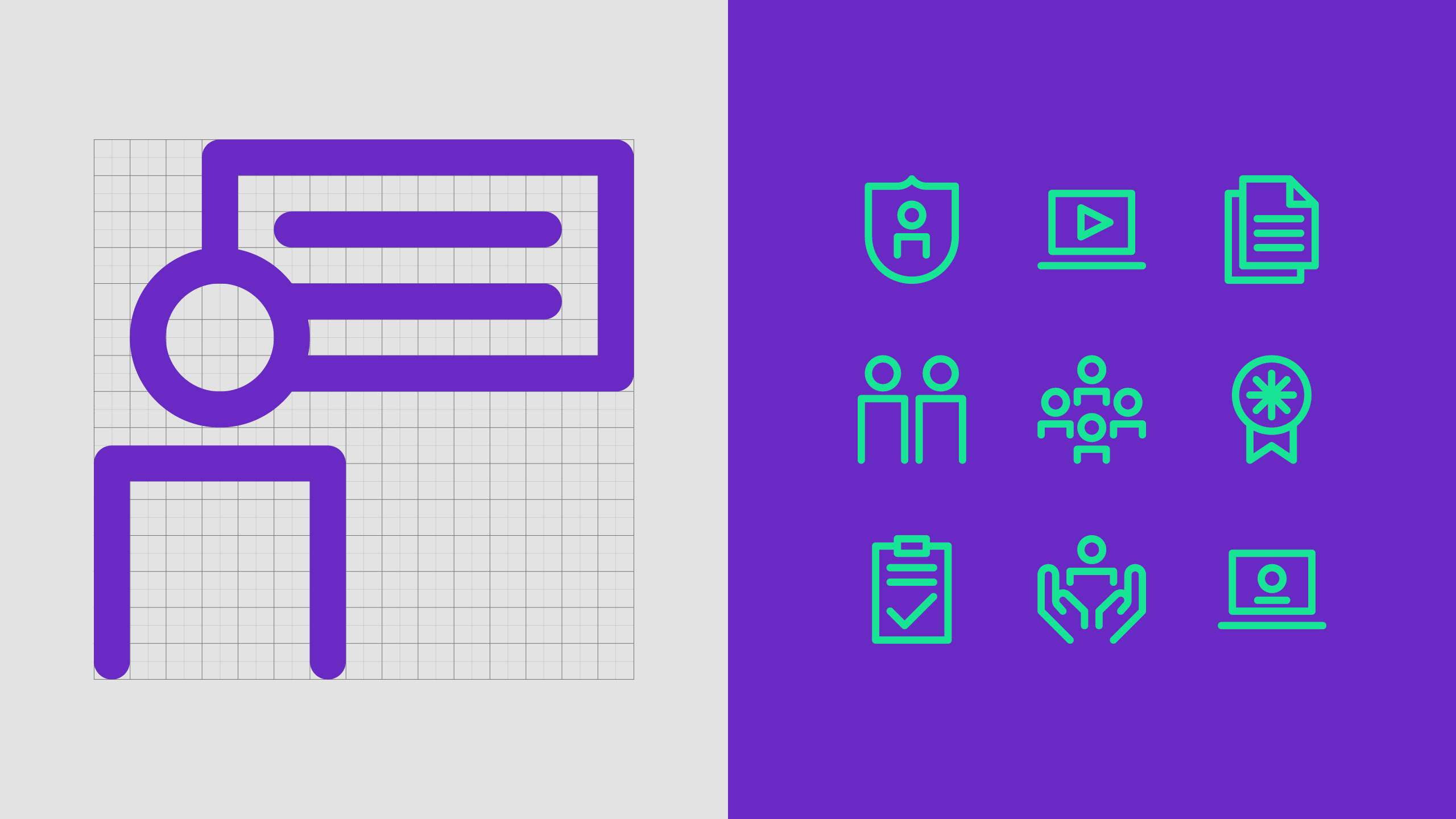 Branding icons, icon set, branding and identity design by Design Project, Leeds, Yorkshire 1