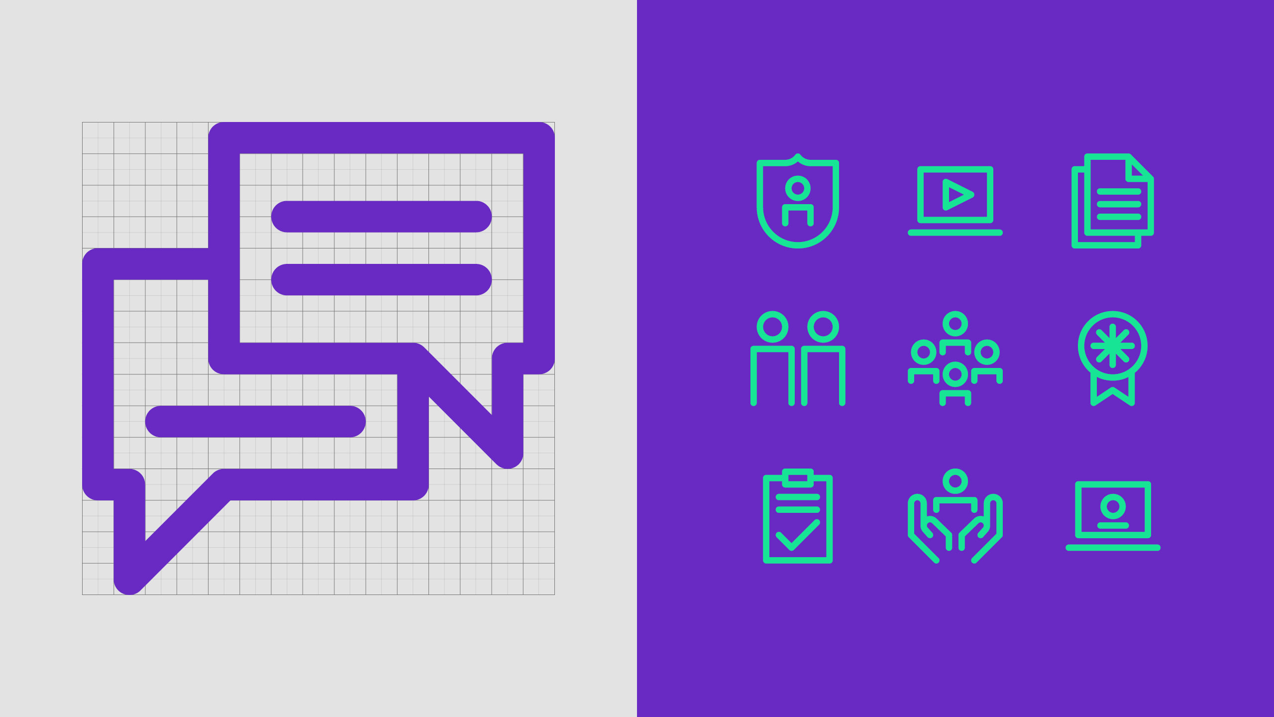 Branding icons, icon set, branding and identity design by Design Project, Leeds, Yorkshire