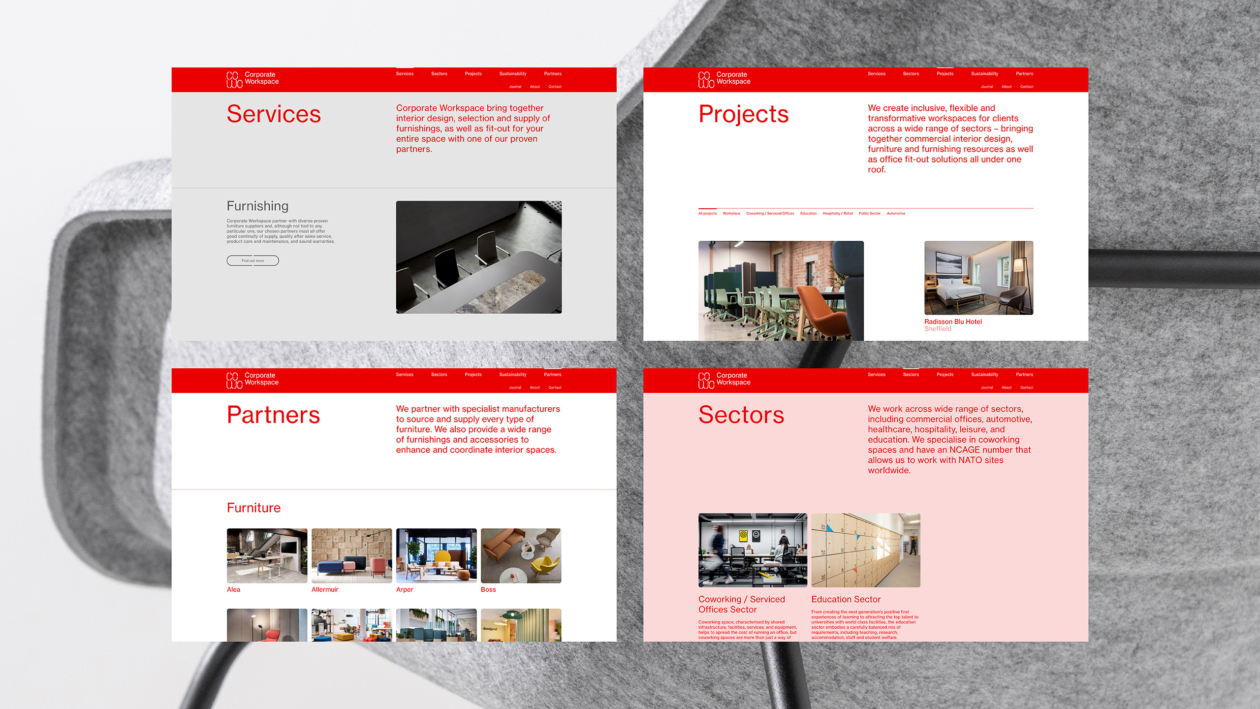 Design Project Corporate Workspace Website 019